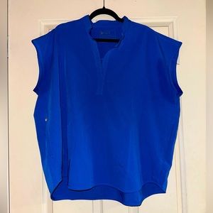 Figs women’s royal blue Rafaela - oversized scrub top, only worn once